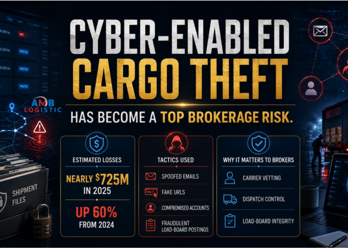 AMB LOGISTIC CYBER ENABLED CARGO THEFT