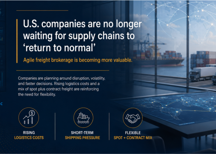 AMB LOGISTIC US COMPANIES ARE NO LONGER WAITING FOR SUPPLY CHAINS TO RESTORE