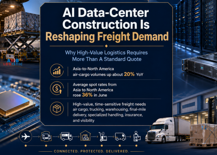 AMB LOGISTIC AI DATA CENTER CONSTRUCTION RESHAPING FREIGHT DEMAND