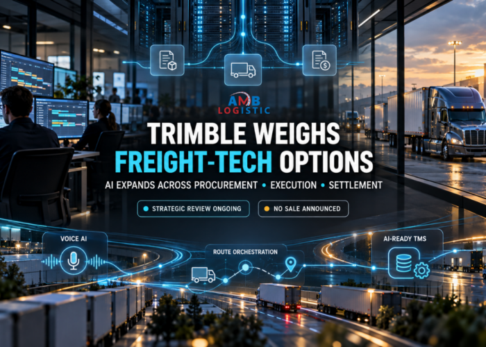 AMB LOGISTIC TRIMBLE WEIGHS FREIGHT TECH OPTIONS