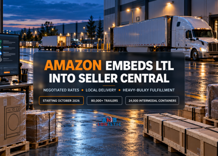 AMB LOGISTIC AMAZON EMBEDS LTL INTO SELLER CENTRAL