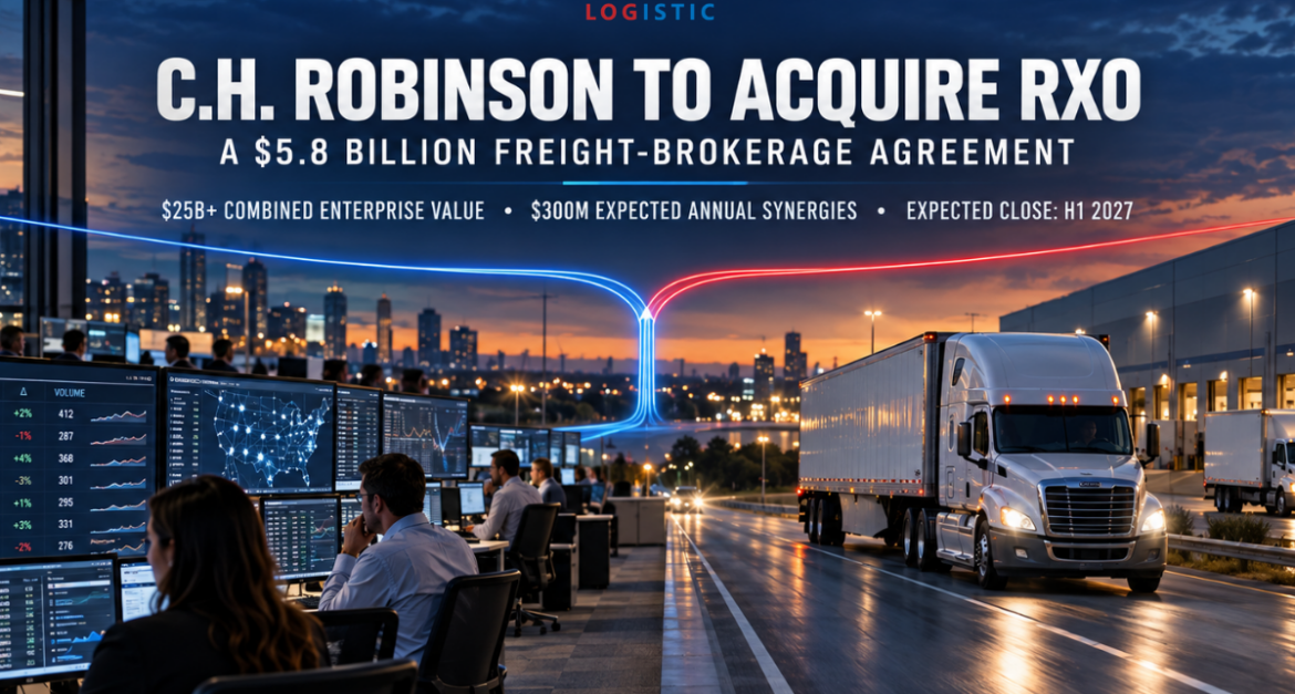 AMB LOGISTIC C ROBINSON TO ACQUIRE RXO